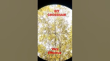 DIY CROSSHAIR accurate and very effective
