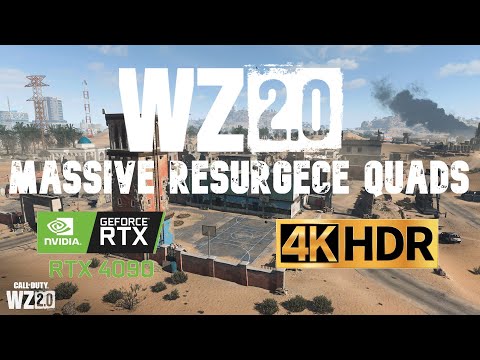 Massive Resurgence Quads Warzone 2 Season 3 ( RTX 4090 / 13700k / 32:9 / 4K HDR)