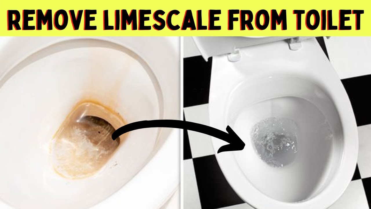 10 ways to clean brown stubborn stains and limescale from toilet bowl