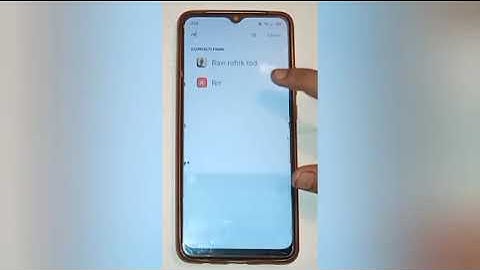 how to unblock contact in realme 5S, unblock contact setting