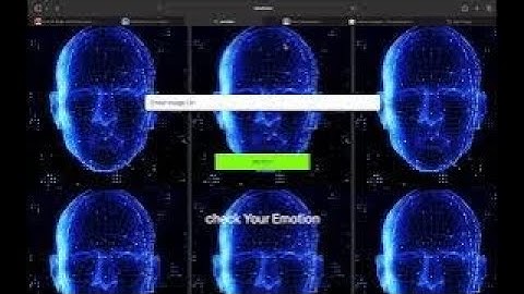 emotion detection Video demo