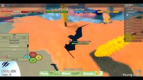 Flying glitch IN DINO SIM!