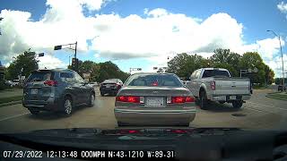Road Rage leads to driver running red light