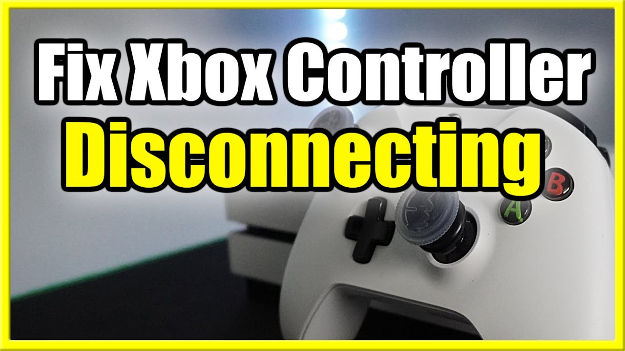 How to Fix Xbox One Controller Disconnecting (Best Tutorial) - YouTube