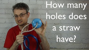 How many holes does a straw have?