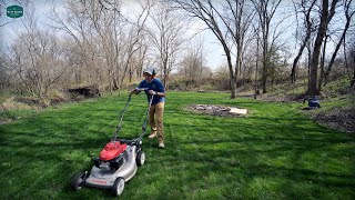 First Mow At Our New Property For 2022