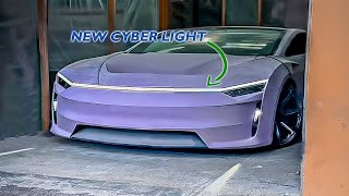 The CyberRoadster finally gets its new Cyber headlight