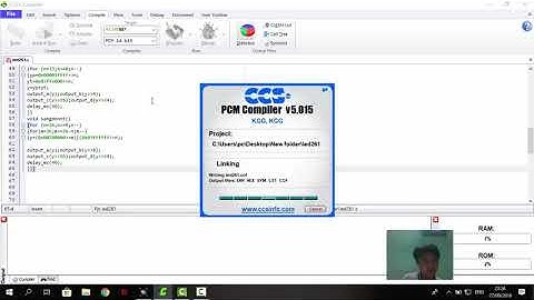 Bài 1 : Lập trình cơ bản : Giao tiếp Pic16f887 với 26 led đơn