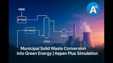🌱 Biomass (MSW) Combustion with HRSG in Aspen Plus ♻️