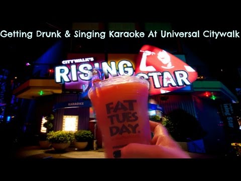 Extreme Karaoke At Rising Star In City Walk At Universal Orlando!!!  (1.23.2016) 
