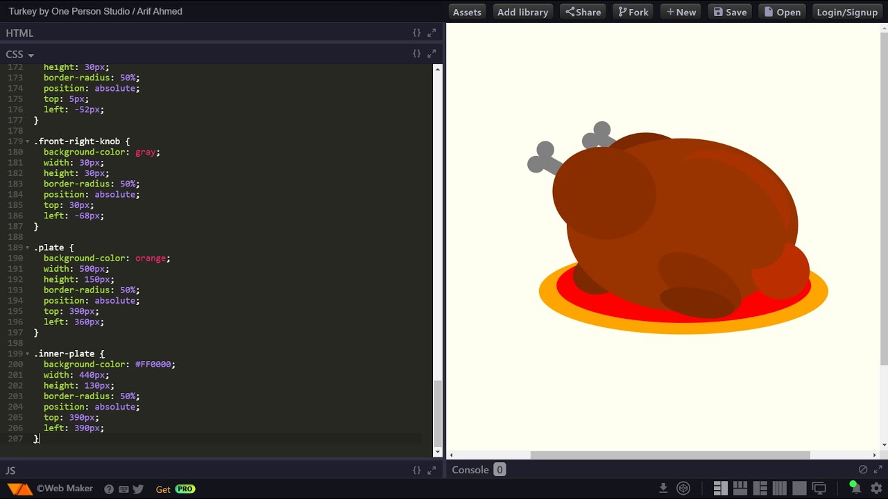 ASMR Programming - TURKEY in HTML & CSS - No Talking - YouTube
