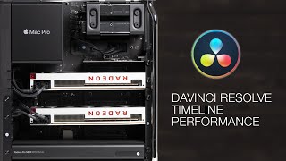Davinci Resolve timelineperfomance + Fan noise Mac Pro Radeon VII