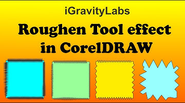 Roughen Tool Effect Tutorial in COrelDRAW 2020