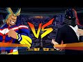 MY HERO ONE'S JUSTICE 2 ALL might vs All for one