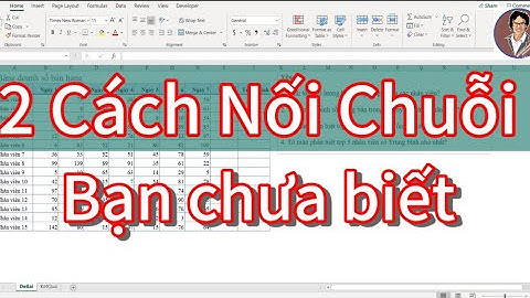 Kỹ Thuật Nối Chuỗi Trong EXCEL Bạn Cần Biết #Filljustify #Fill #Justify #noichuoi #excel