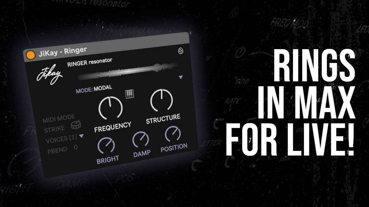 Ringer Basic Ringer | Max For Live Rings Resonator - YouTube