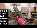 CARA YANG BENAR PEMAKAIAN FLAME CUTTING ATAU LAS POTONG ATAU BLENDER POTONG