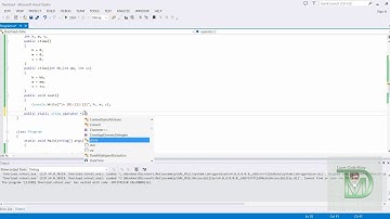 Chapter Class: Operator Overload In OOPs (Nạp chồng toán tử trong Lập trình Hướng đối tượng )