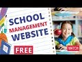 FREE School Management WordPress Website Tutorial - Attendance, Results, Timetable, Notifications