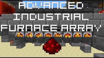 Redstone Showcase: Advanced Industrial Furnace Array