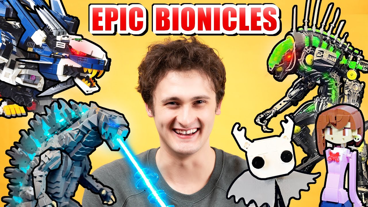 Все самодельные модели Bionicle на Brickvention 2026