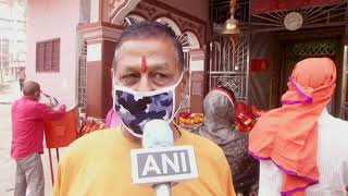 Indian devouts mark birth anniversary of Hindu god amid COVID-19 pandemic