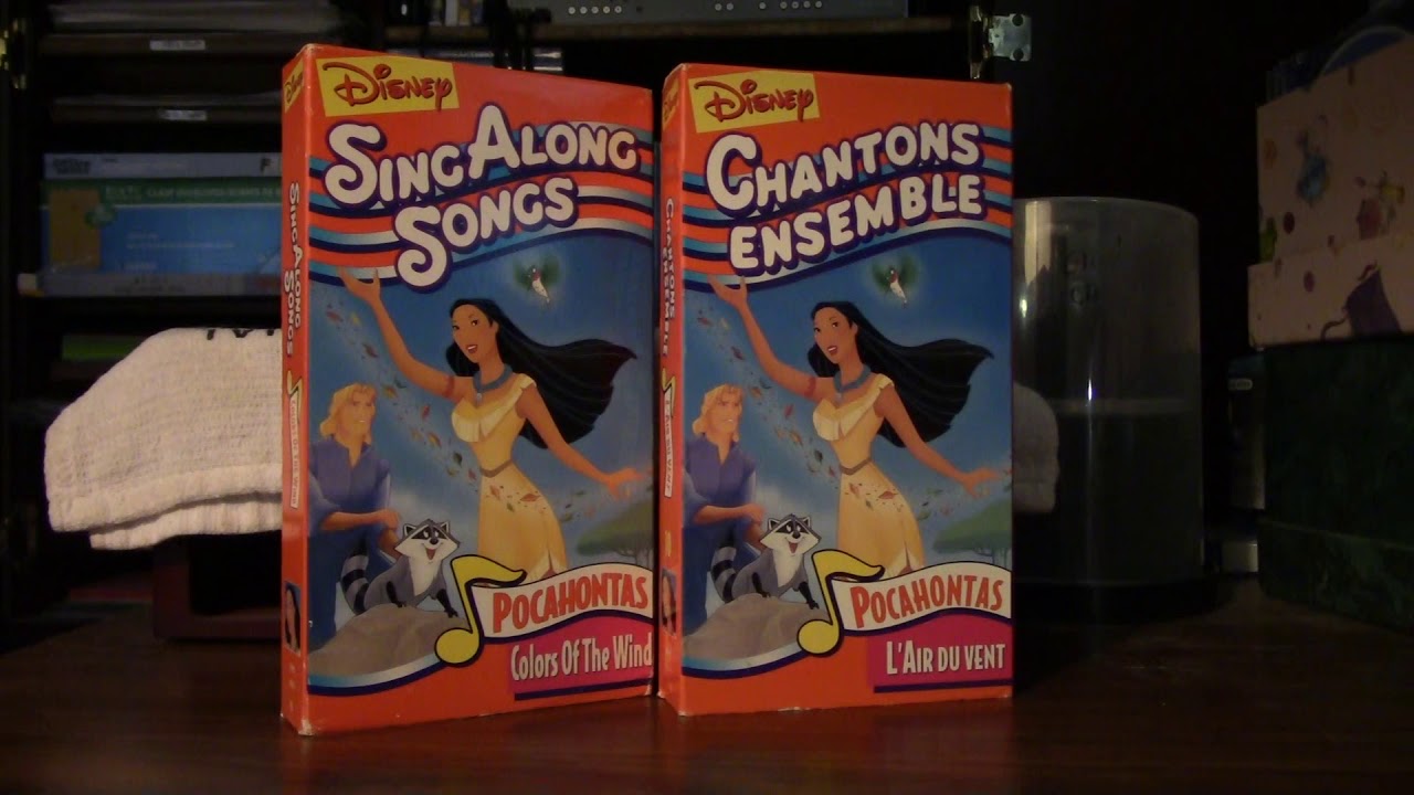 Disney SingAlong Songs Colors Of The Wind Pocahontas (1995) YouTube