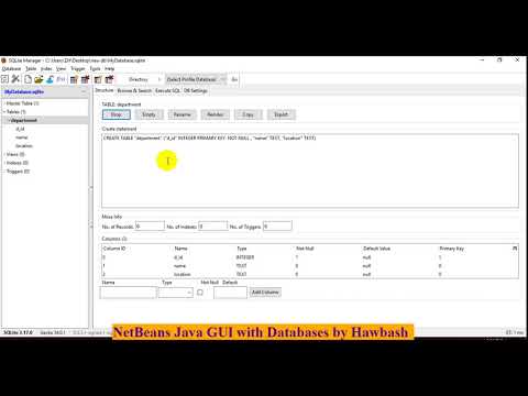 #02 Java+SQLite: Create database in SQLite