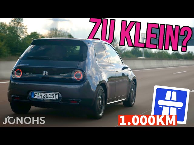 E-Kleinwagen auf der Langstrecke: Honda e 1.000km auf der Autobahn! 