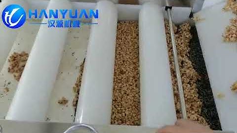 Double layer pennut sesame candy bar making machine/peanut chikki bar machine