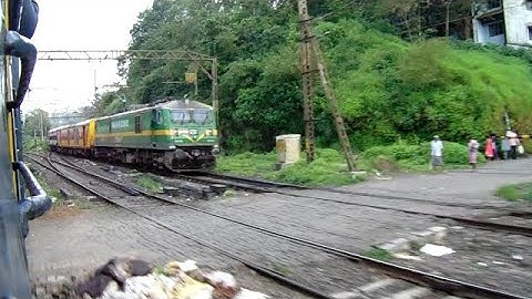 11009 Mumbai Pune Sinhagad Express (Feat Bhor Ghat Monkey hill and Khandala) Ascend Bhor Ghat