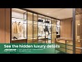 Luxury Redefined: Tour My Glass Closet with Premium Finishes & Hidden Details