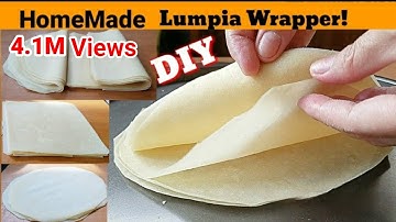 How to make LUMPIA WRAPPERS! | DIY LUMPIA WRAPPERS | EGG ROLLS WRAPPERS !!!