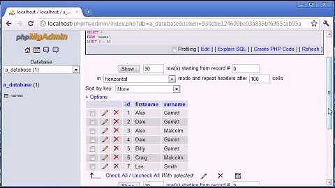 Beginner PHP Tutorial   134   SELECT DISTINCT