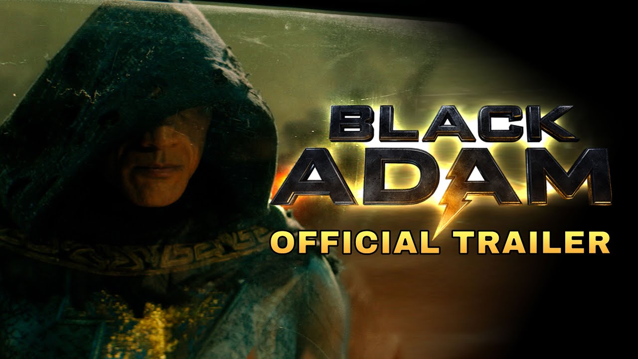 BLACK ADAM Official Trailer 1 Dwayne The Rock Johnson 2022