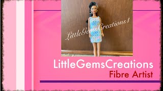 Easy Crochet Barbie Dress Tutorial