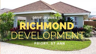 Drive up to Richmond Gated Development North Coast St. Ann Jamaica