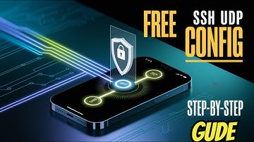 create free SSH UDP vpn config | http custom setup step-by-step