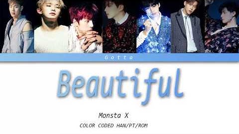 MONSTA X (몬스타엑스) - Beautiful (아름다워) PT-BR Lyrics [COLOR CODED HAN/PT/ROM]