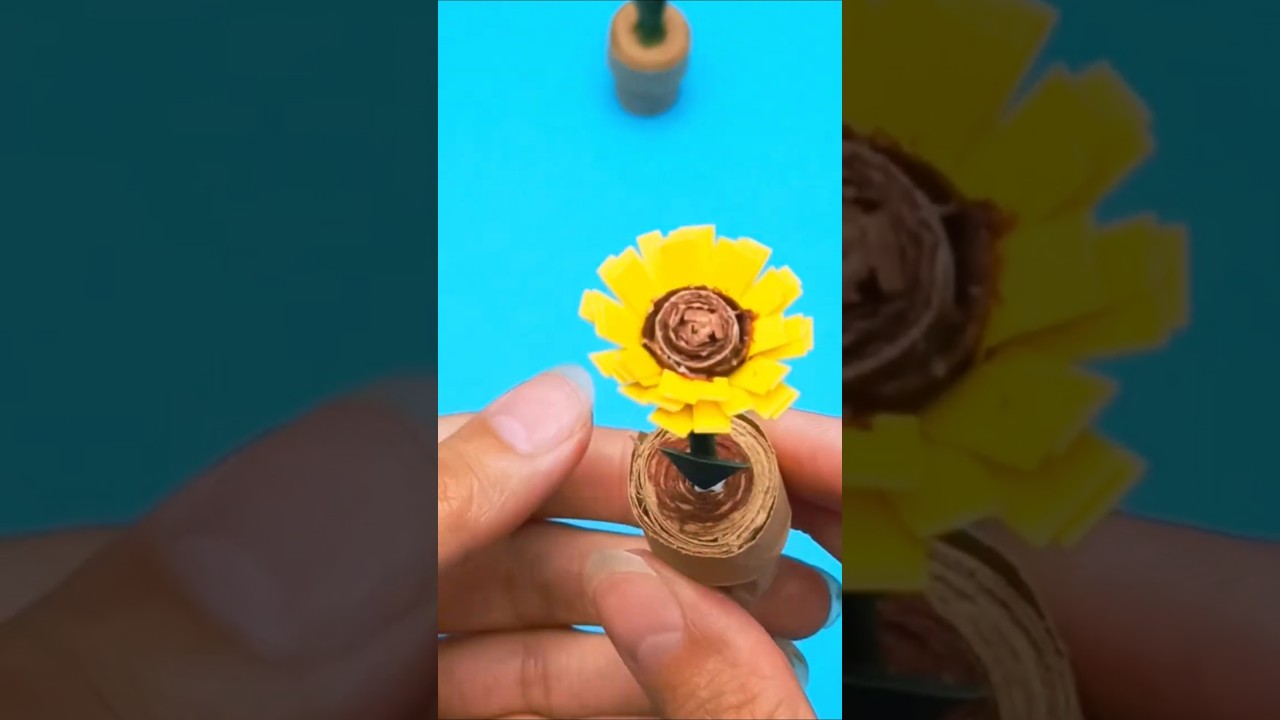 DIY paper Sun🌻flowers