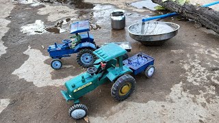 mini tractor laya water pump ka saman bacche kiye water pump chalu