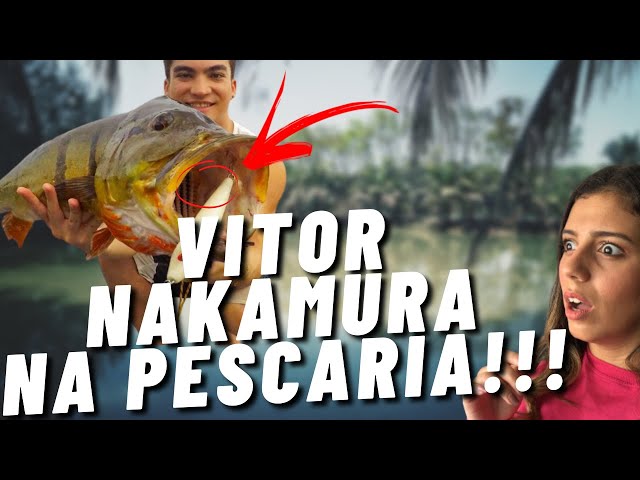 Vitor nakamura pesca igual o seu pai #nelsonnakamura #pescaria