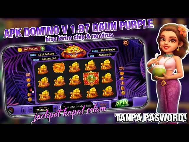 APK RACIKAN ORANG DALAM! RILIS APK MOD DOMINO V1.97 TEMA DAUN PURPLE TERBARU!! class=