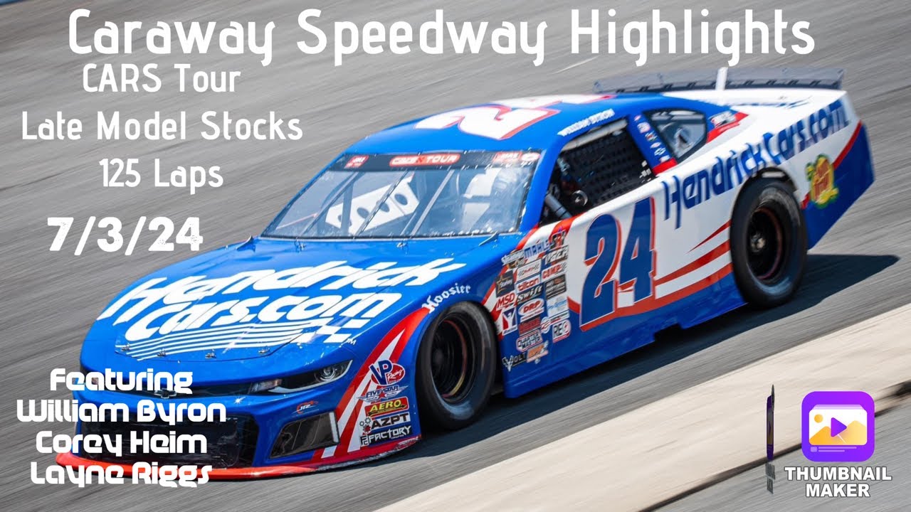 Short track racing highlights cars tour late model stocks at caraway