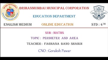 BMC Edu English Std 4 - Maths - Perimeter and Area