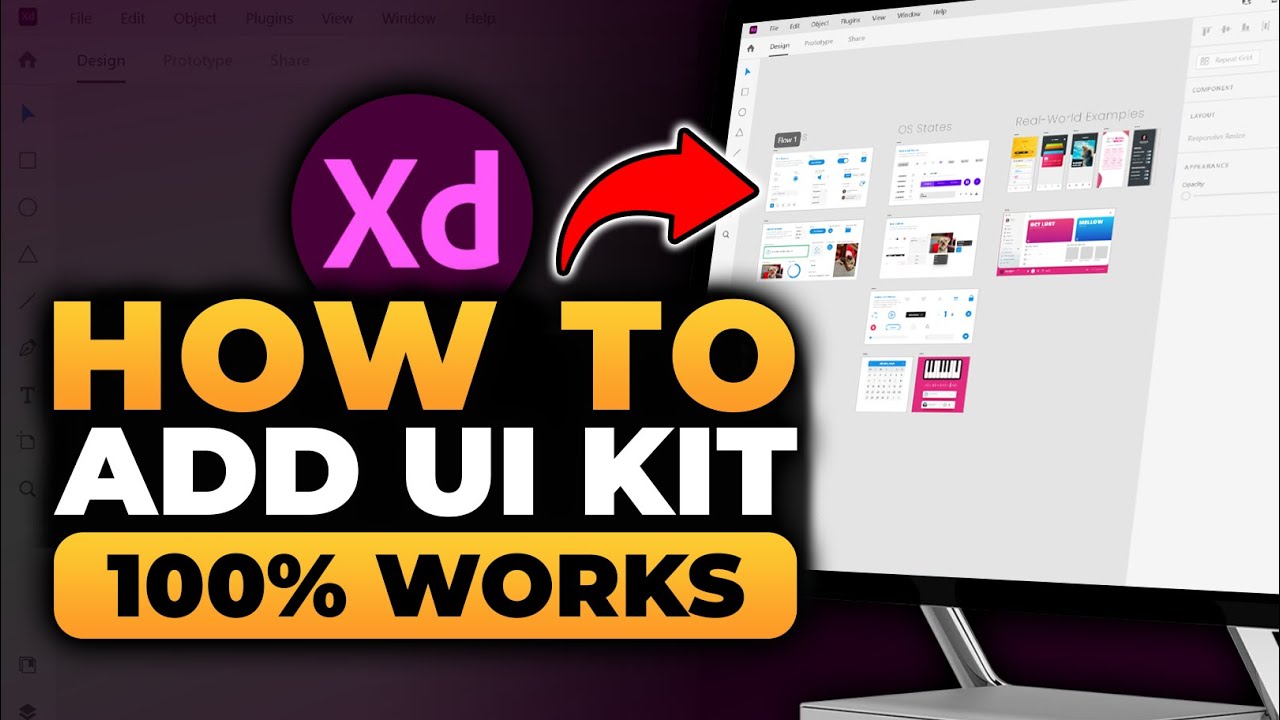 How To Add UI Kit in Adobe XD (𝟮𝟬𝟮𝟲) | 100% WORKS | NO Yapping, To The ...