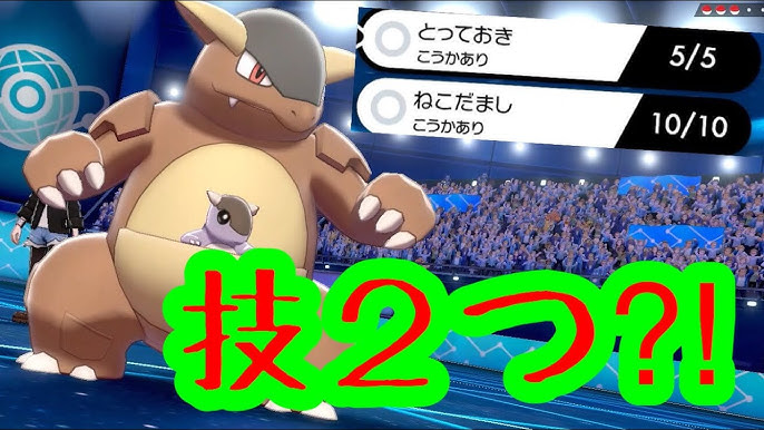 技構成2つ 最強のとっておきガルーラ ポケモン剣盾 Youtube