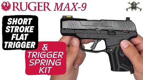 Ruger MAX-9 Short Stroke Flat Trigger & Spring Kit – Full Disassembly & Installation Guide