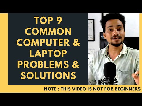 top 9 common computer & laptop problems & solutions