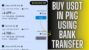 How to deposit/buy USDT on binance in PNG (Papua New Guinea)